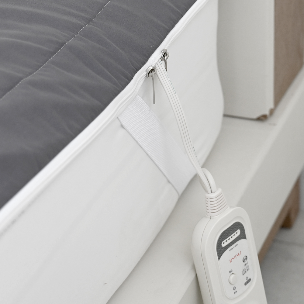 세미마이크로 극세사 침대패드 슈퍼싱글 SS 매트리스 패드 전기매트 커버형 4온스 누빔