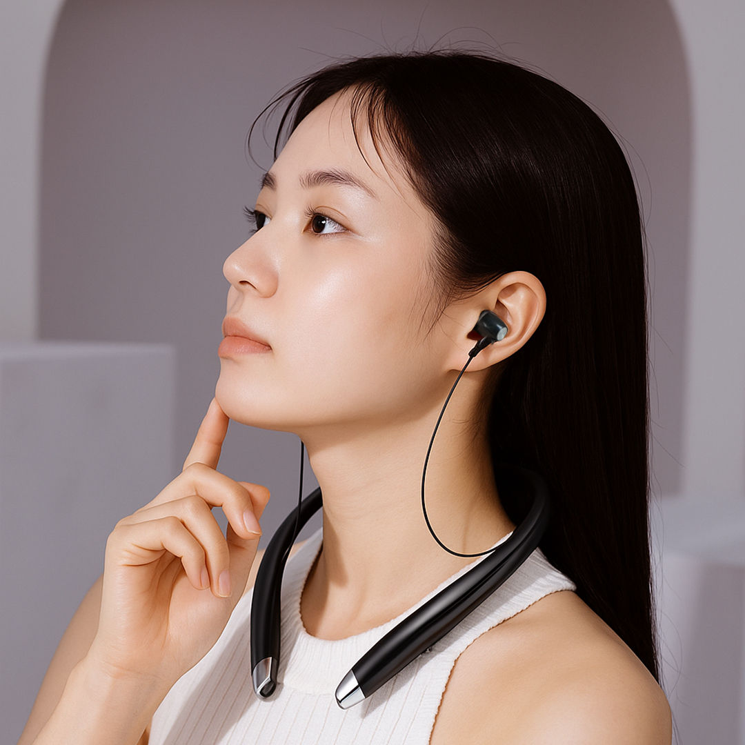 지노바 NeckLine Pro 넥밴드 무선 블루투스 이어폰 스포츠 목걸이 런닝 이어셋 이미지 2