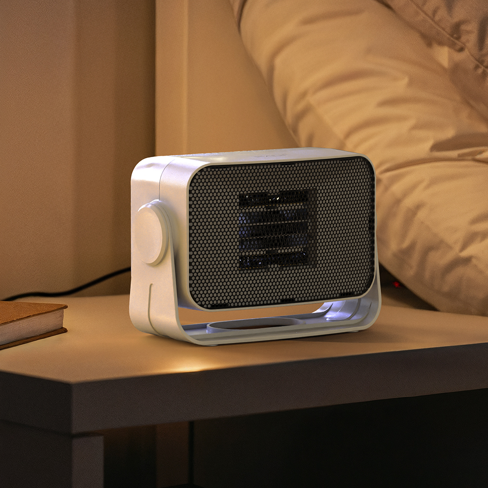 카프 PTC 미니 온풍기 가정용 사무실 화장실 탁상용 히터 발난로 KF-FH06 제품 이미지