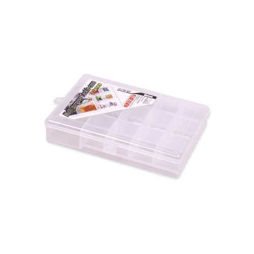 워터맨 낚시 소품케이스 미노우 싱커 바늘 보관 태클박스 190x134x38mm, 클리어 - 상품 이미지