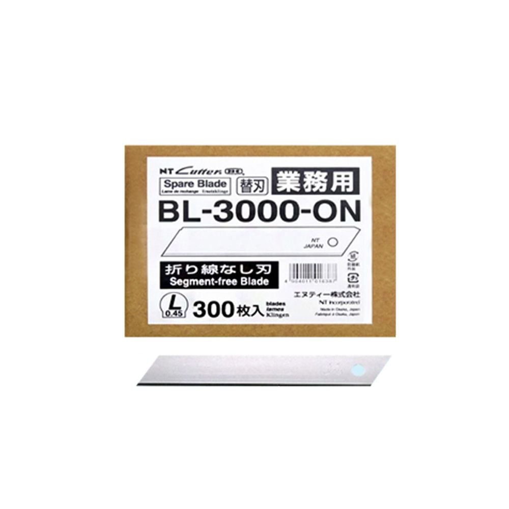 NT CUTTER BL-3000-ON 빗금 없는 컷터 칼날(300매입) - 메인 이미지