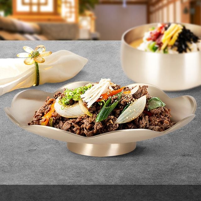 꽃접시 앞접시 반찬 플레이팅 파스타 생선 예쁜그릇 - 메인 이미지