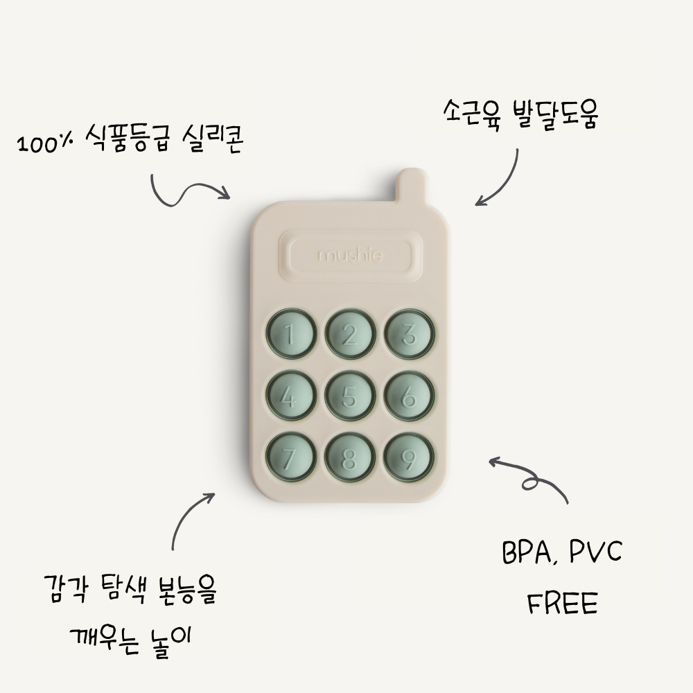 무쉬 장난감 푸쉬팝 폰 프레스 팝잇 소근육 감각놀이 - 상세 이미지 3