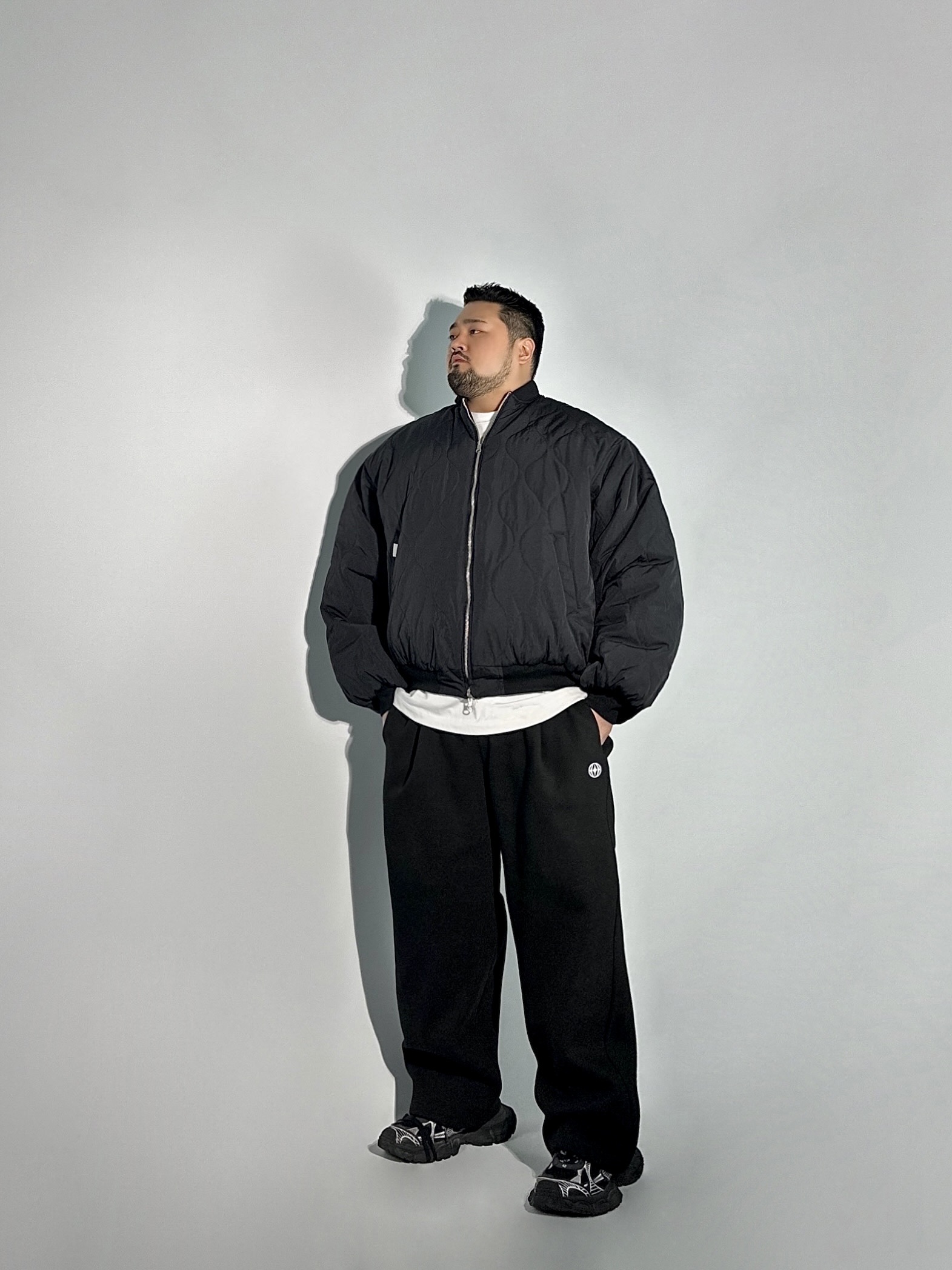 리버시블 MA-1 퀄팅 패딩 2COLOR 양면 빅사이즈 에이오알닷 이미지 8