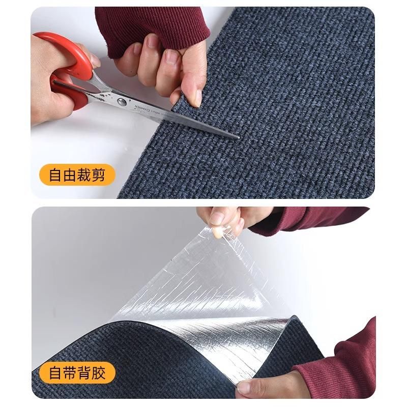 바닥 타일 미끄럼방지 맞춤형 접착식 시공 패드 매트 카페트 연한 그레이 60x60cm X0.36=조각 수 - 상세 이미지 2