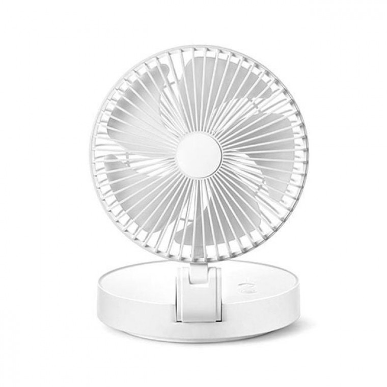 휴대용 폴딩 LED무드등 자동회전 선풍기 - 메인 이미지