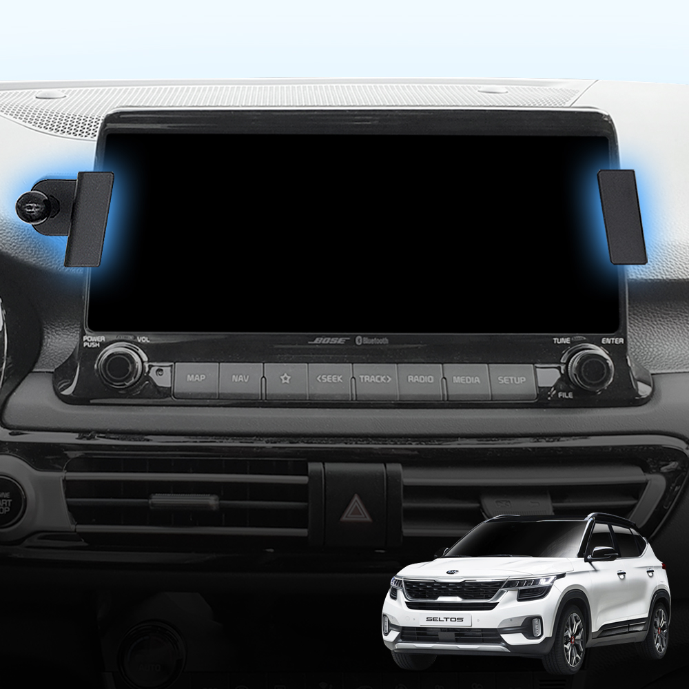 픽스 셀토스 1세대 페이스리프트 이전 (19-22년식)전용 차량용 핸드폰 거치대 한쪽 거치용 마운트 제품 이미지