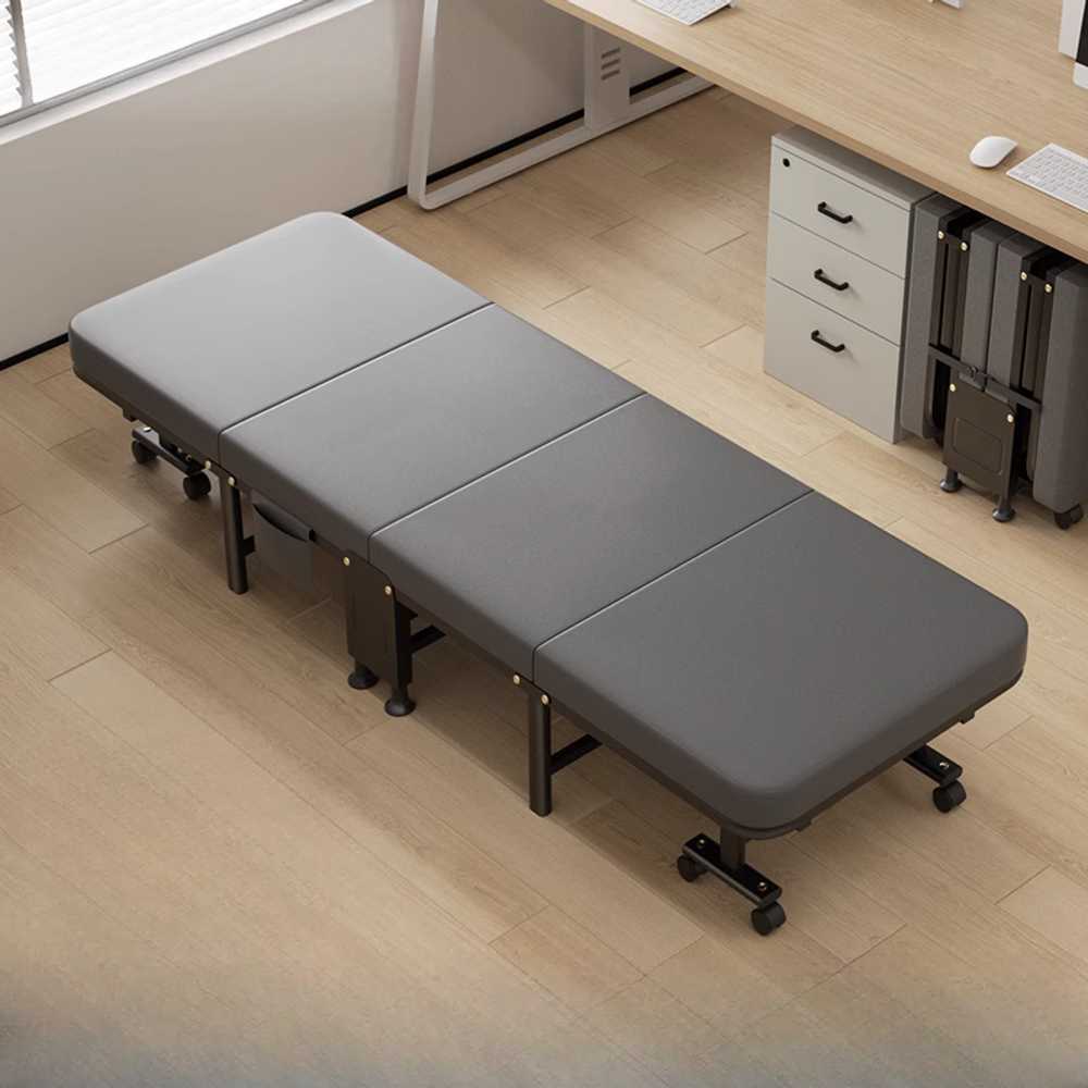 간이 침대 접이식 휴대용 손님용 공간절약형 폴딩 190x60x30cm(4단접이식) - 상품 이미지