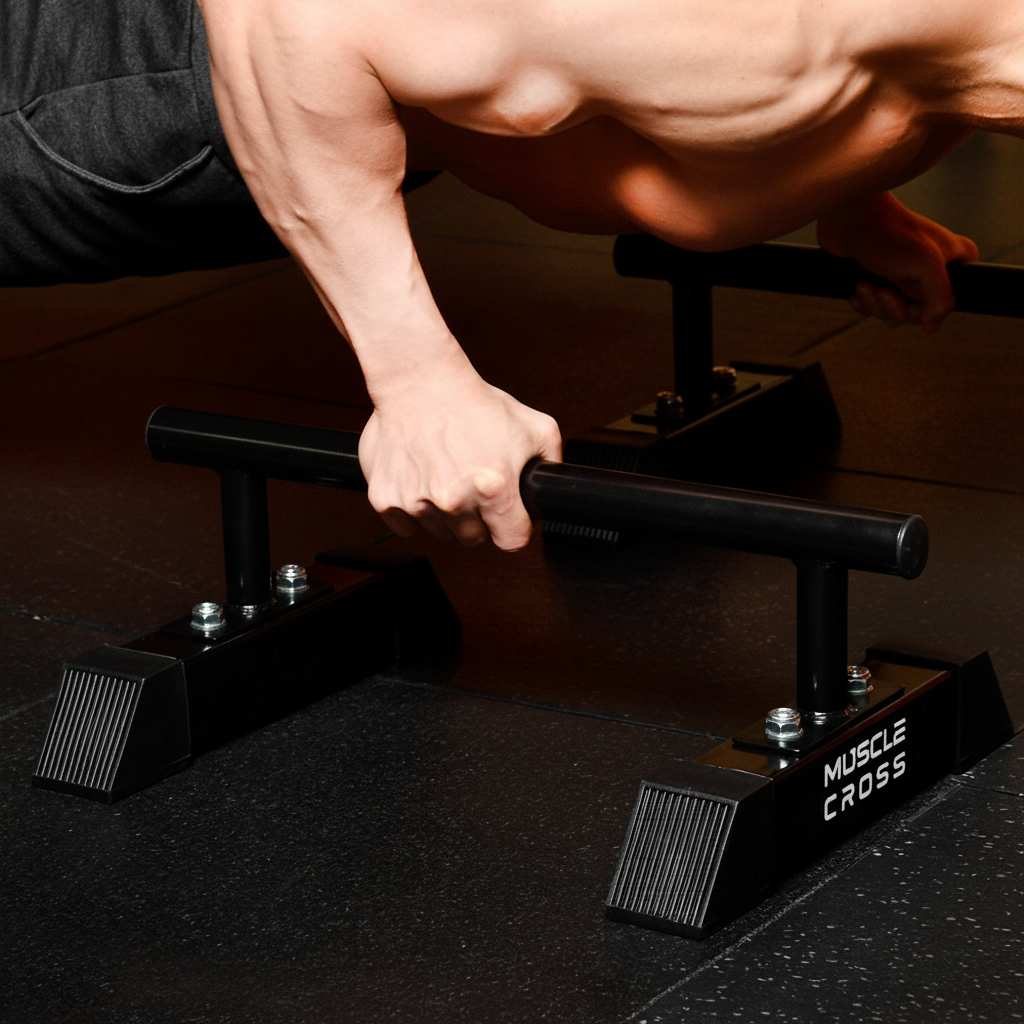 머슬크로스 플란체바 페럴렛바 맨몸운동 팔굽혀펴기 기구 푸쉬업바 - 상세 이미지 4