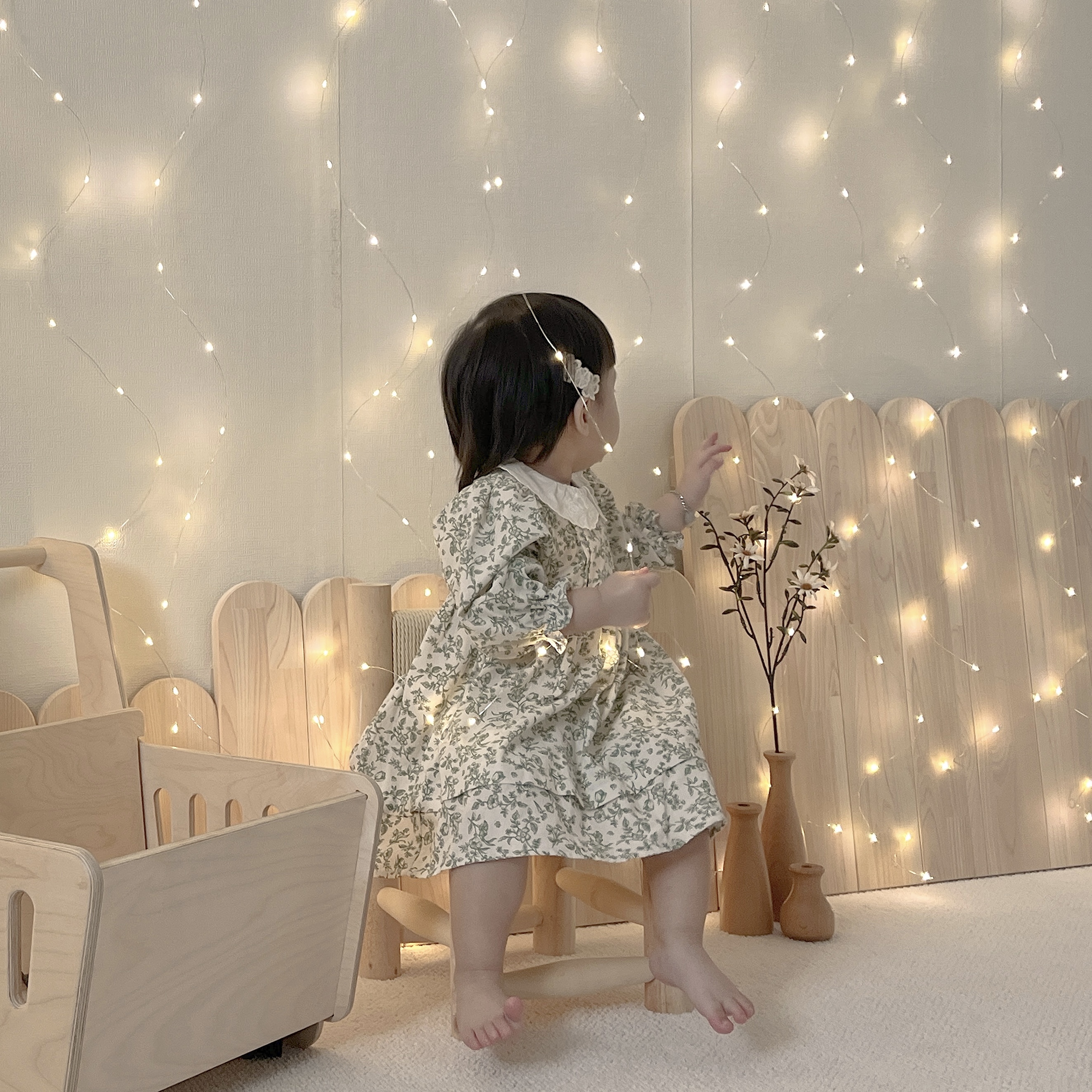 자체제작 : 트윙클 커튼전구