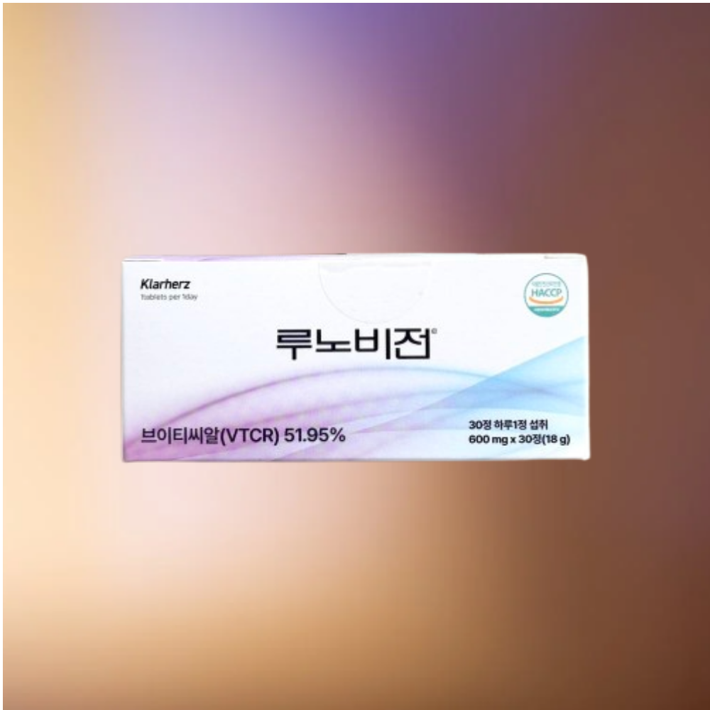 루노비전 VTCR 눈건강 포뮬러 600mg 30정 노화 눈영양제 - 상품 이미지