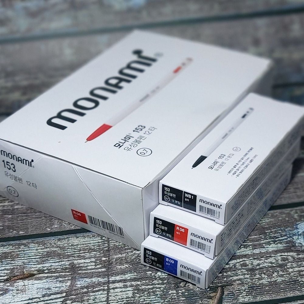모나미 BP 153 유성볼펜 0.7mm 1Box(144자루) - 메인 이미지