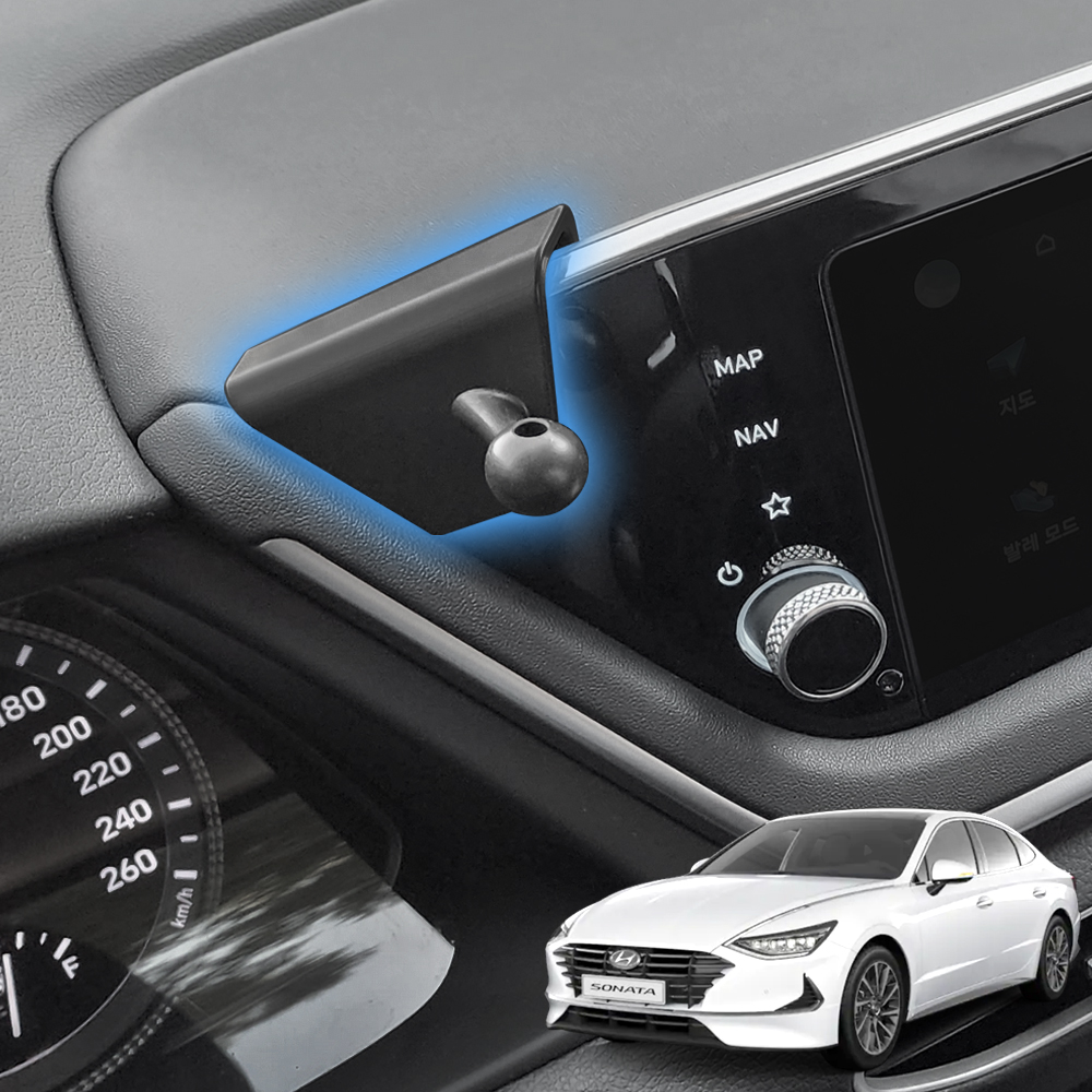 픽스 쏘나타 8세대 DN8(19-23년식) 전용 차량용 핸드폰 거치대 마운트 단일 제품 이미지