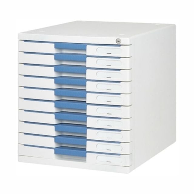 시스맥스 뉴맥스 서류함 10단 BL 280027/305x360x325mm (1개) - 메인 이미지