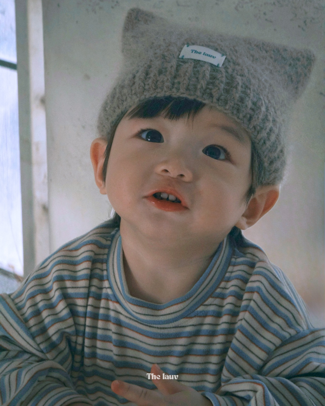 [핸드메이드] 솔캣비니 모헤어 고양이 비니 - 상품 이미지
