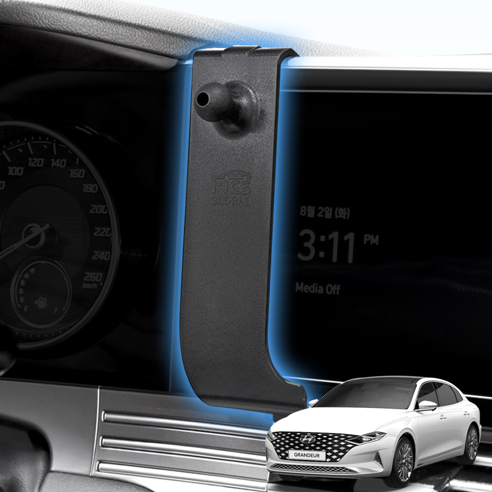 픽스 더 뉴 그랜저 6세대 IG(20-22년식) 전용 차량용 핸드폰 거치대 마운트 단일 제품 이미지
