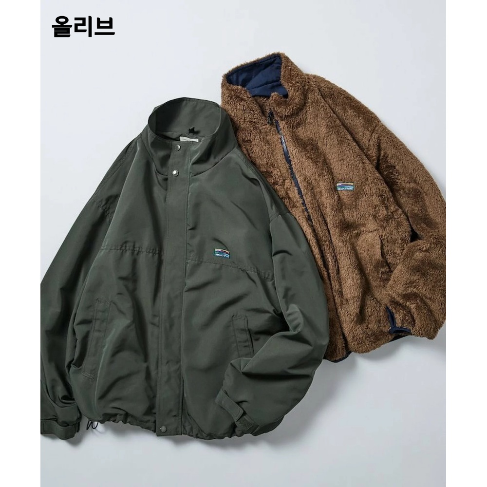 프릭스스토어 리버시블 라이너 2WAY 자켓 여성 블루종/후리스 세트 25FW 블랙 M - 상세 이미지 4