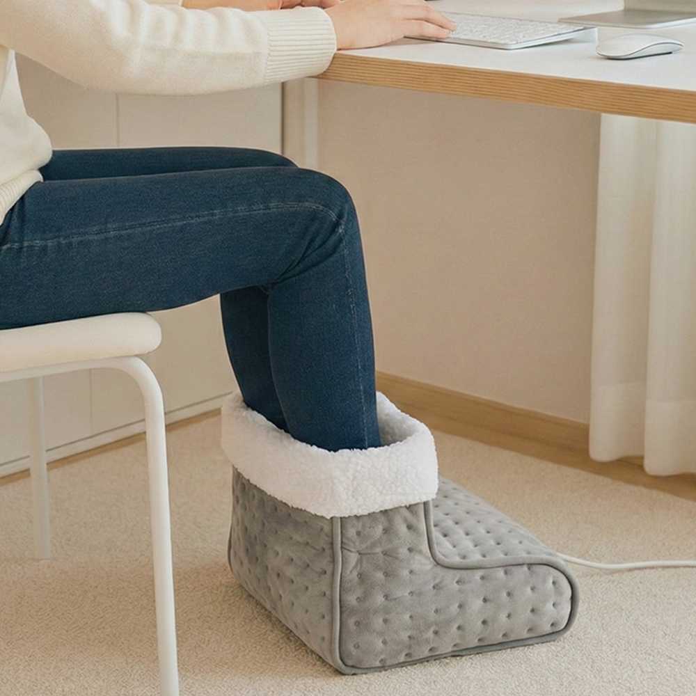 이놀 전기 발난로 온열기 발 보온기 사무실 히터 발열 쿠션 전기 방석 담요 1인용 풋워머