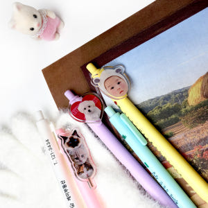 볼펜제작 사진 아크릴 자유형 볼펜 제작 굿즈 소량 인쇄 사진 커스텀 5개... 실사용 후기 | 효과 있을까? - 상품 이미지 3