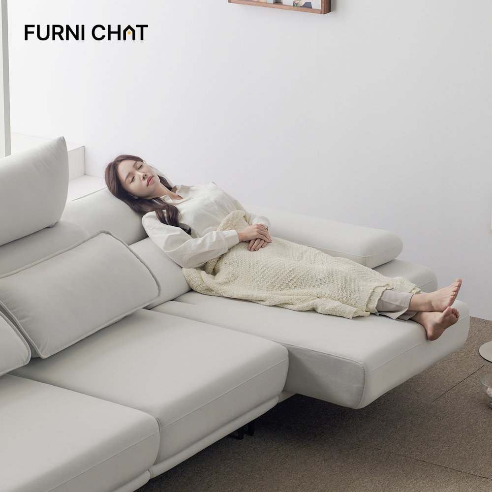 제니 전동 리클라이너 쇼파 슬라이드 무빙 모션 소파 4인용 비건가죽