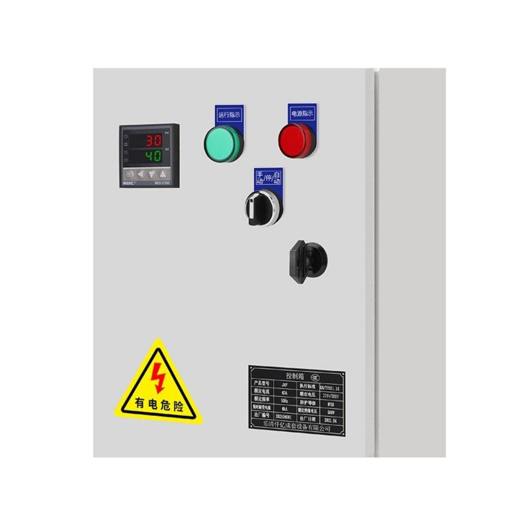 온도 컨트롤 자동 에어컨 판넬 스위치 박스 보일러 온도 조절 상자 삼상 380V 11KW - 상품 이미지