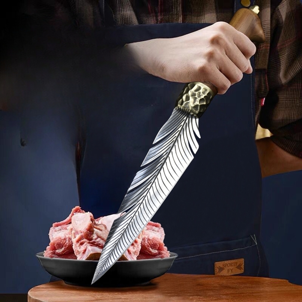 정육 발골칼 주방 칼 기타 본 보닝 독일 뼈 우드 28cm(칼날 15cm) - 상세 이미지 2