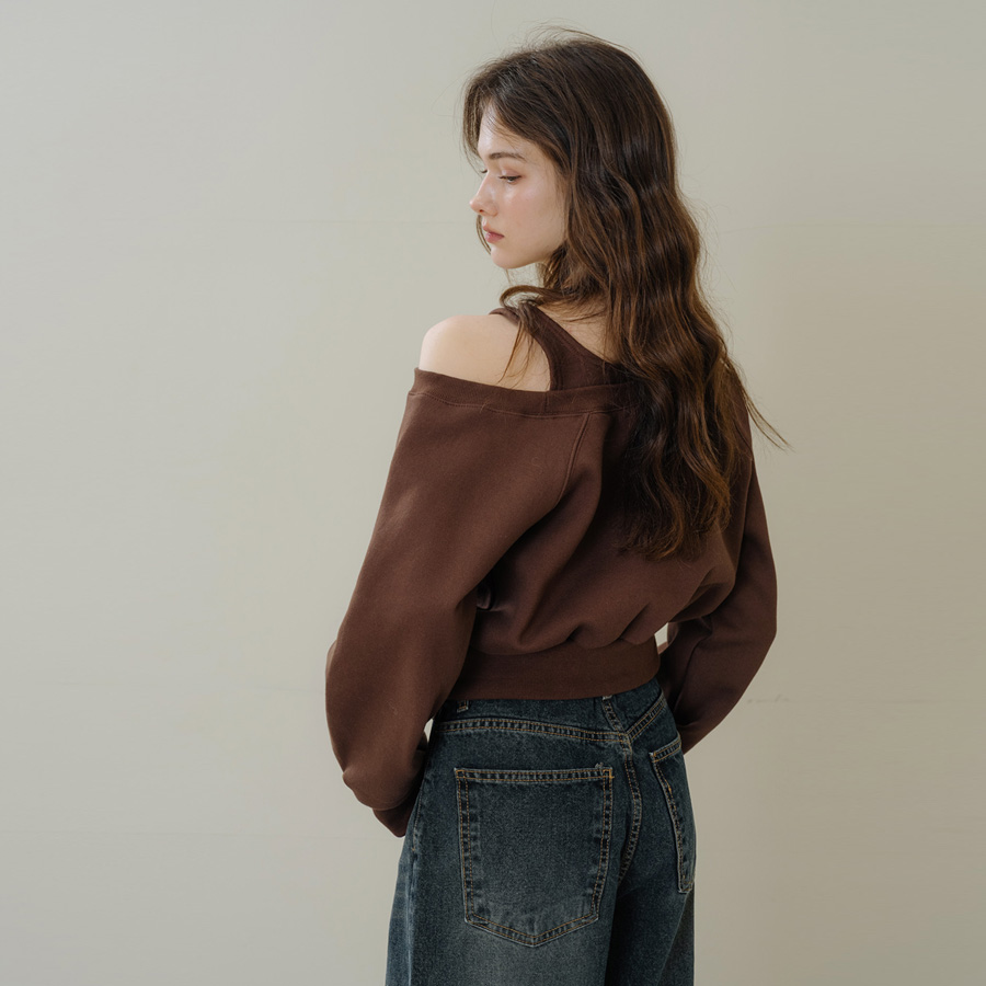 빈티지 워시 와이드 데님 트라우저 (MEDIUMBLUE, 3SIZE) - 상세 이미지 5