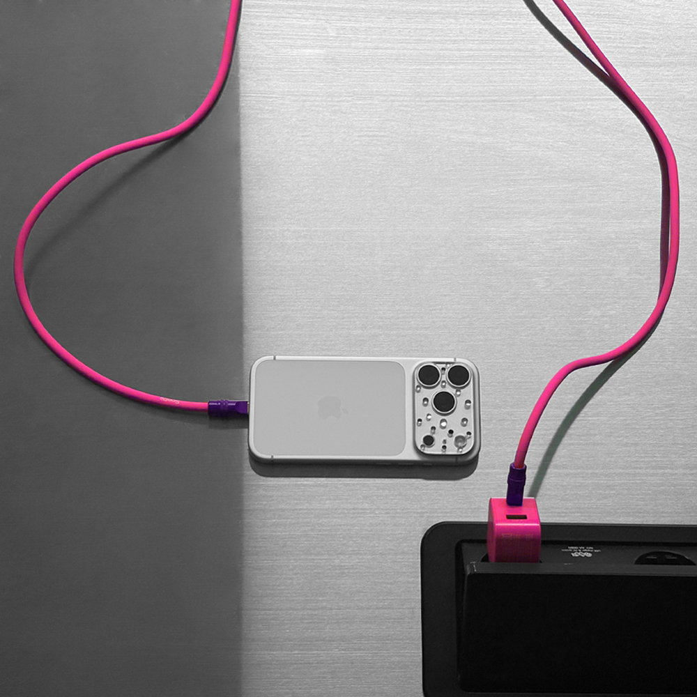 N배송 비비드 컬러 USB-A C타입 듀얼 초고속 충전기+케이블 세트 - 상세 이미지 5
