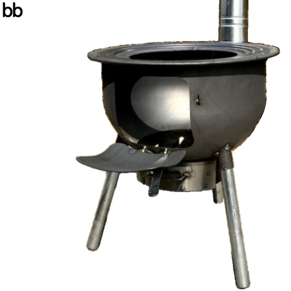 드럼통 화덕난로 솥뚜껑 아궁이 바베큐 스토브 시골 훈제박스 48cm - 상세 이미지 4