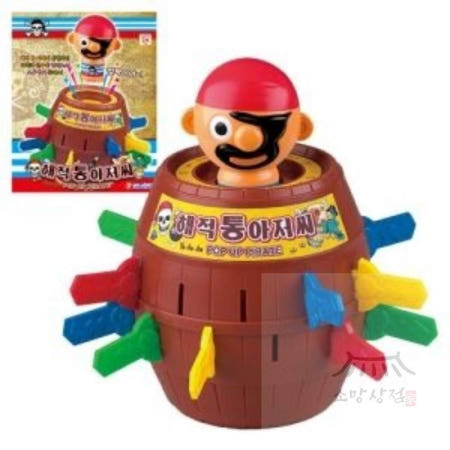 [소망상회협력사]생활약방 해적통아저씨 룰렛 조카선물 보드게임세트 재밌는보드게임