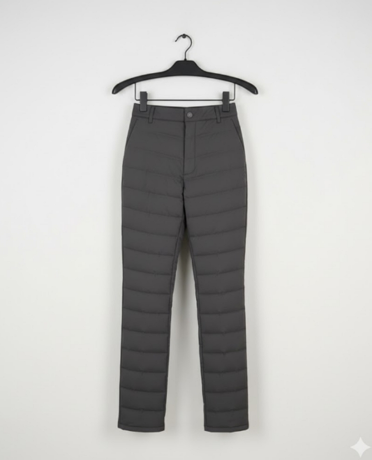 핑 골프웨어 남성 겨울 라운딩 필드룩 구스다운 골프웨어 패딩 바지 - 상세 이미지 4