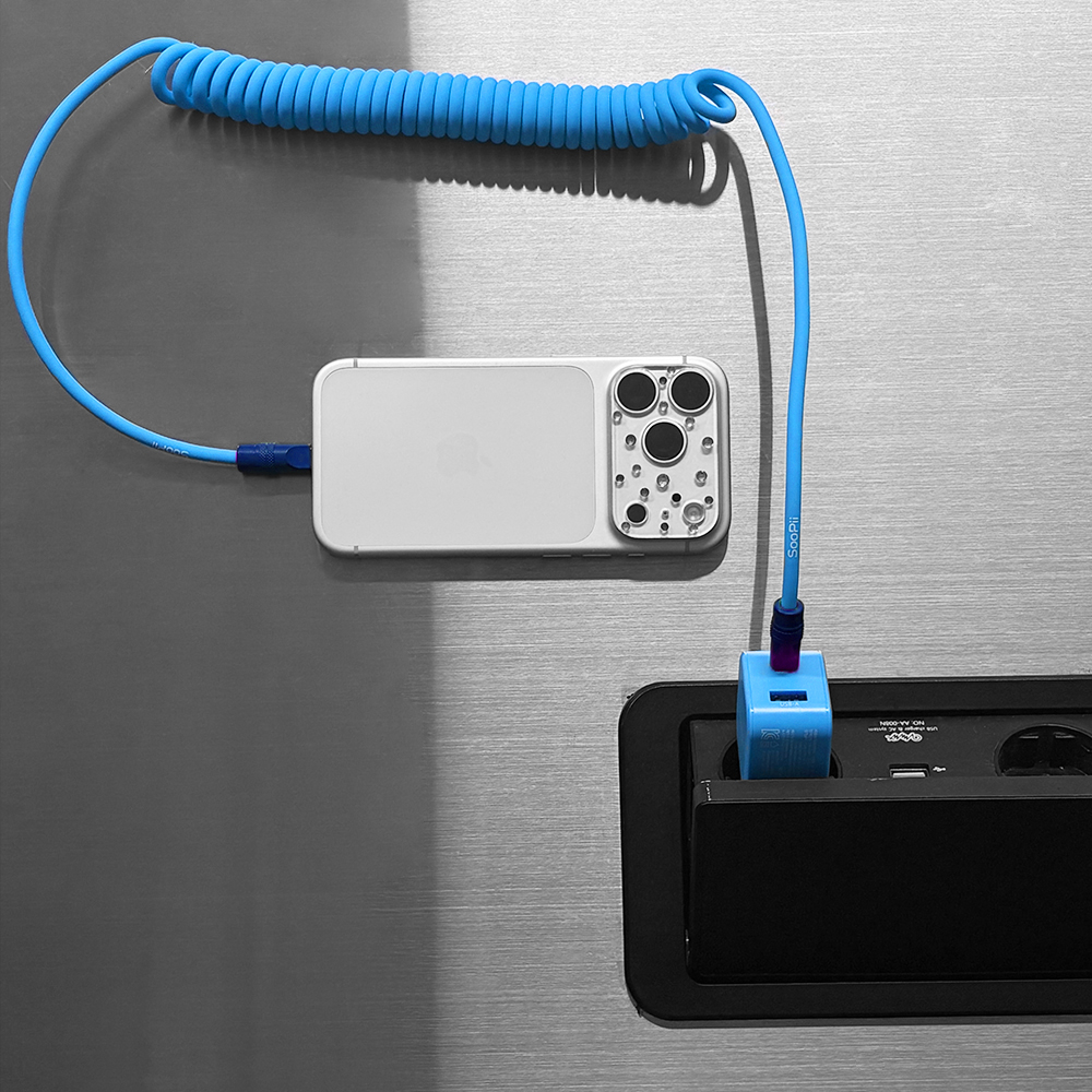N배송 비비드 컬러 USB-A C타입 듀얼 초고속 충전기+케이블 세트 - 상세 이미지 4