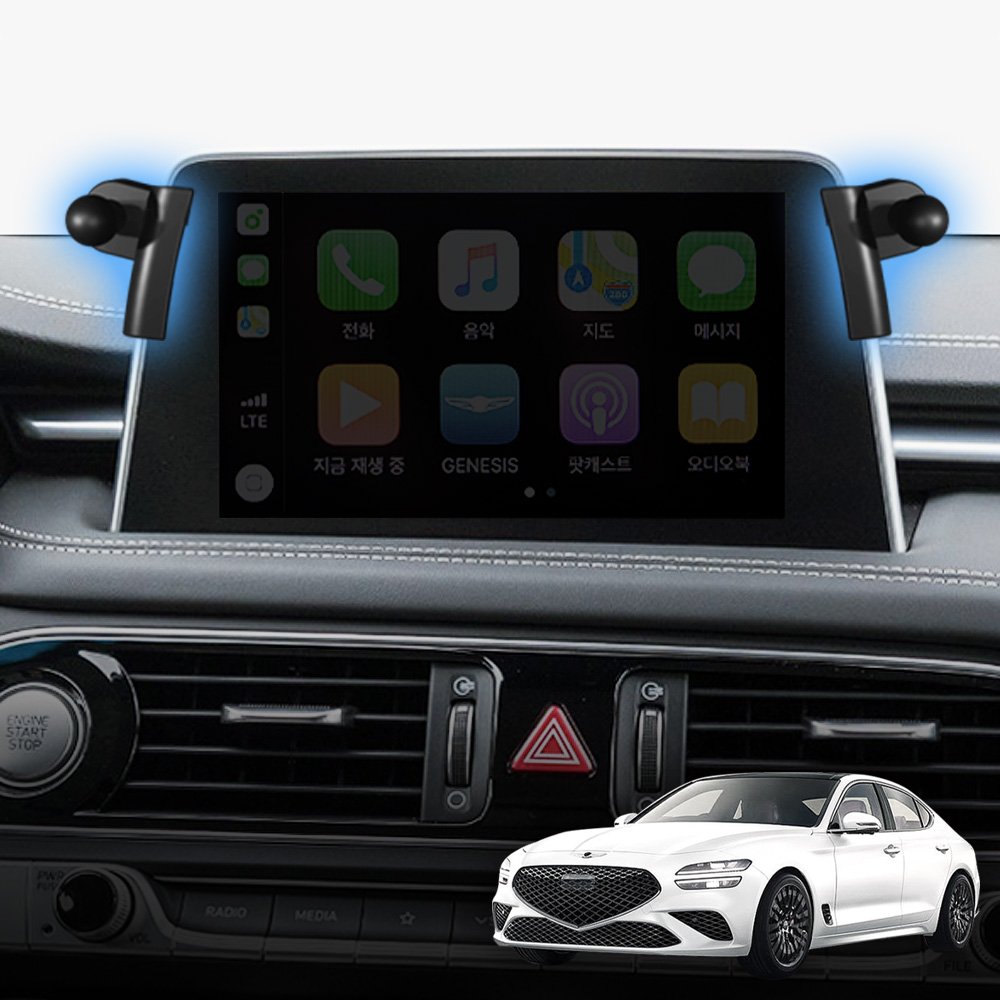 픽스 제네시스 G70 (17년식 이후) 차량용 핸드폰 거치대 마운트 단일 제품 이미지