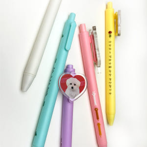 볼펜제작 사진 아크릴 자유형 볼펜 제작 굿즈 소량 인쇄 사진 커스텀 5개... 실사용 후기 | 효과 있을까? - 상품 이미지 4