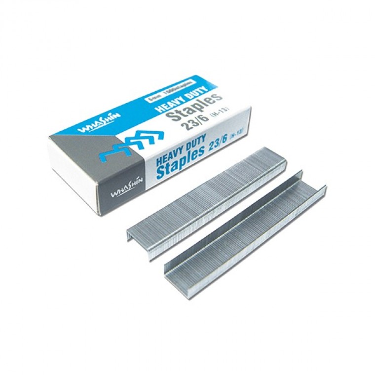 화신 제본용 스테이플 심 H-13 6mm 1000pcs (1개) - 상품 이미지