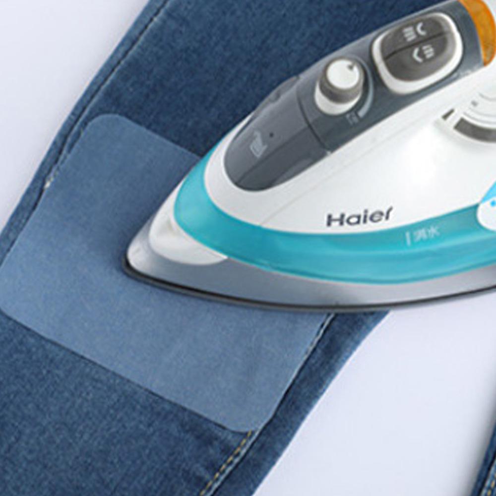 청바지 셀프 수선 데님 리폼 찢어진청바지 가랑이 누빔 구멍 패치 밑위 - 상세 이미지 2