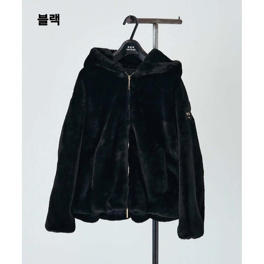 프릭스스토어X타트라스 유모라 후드 블루종 여성 에코퍼 자켓 25AW 라이트그레이 1 이미지 6