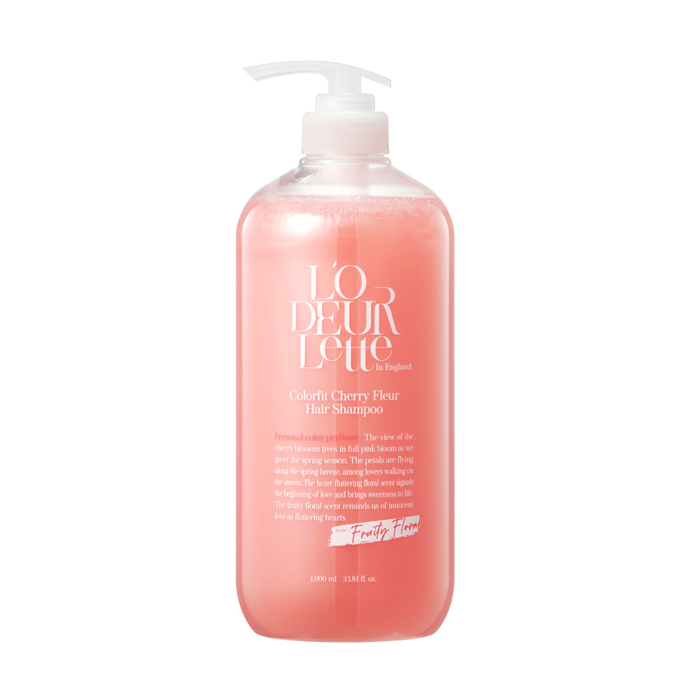로더렛 컬러핏 퍼퓸 헤어케어 대용량 1000ml 샴푸 2개+트리트먼트 1개 이미지 7