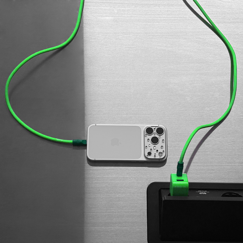 N배송 비비드 컬러 USB-A C타입 듀얼 초고속 충전기+케이블 세트 이미지 6
