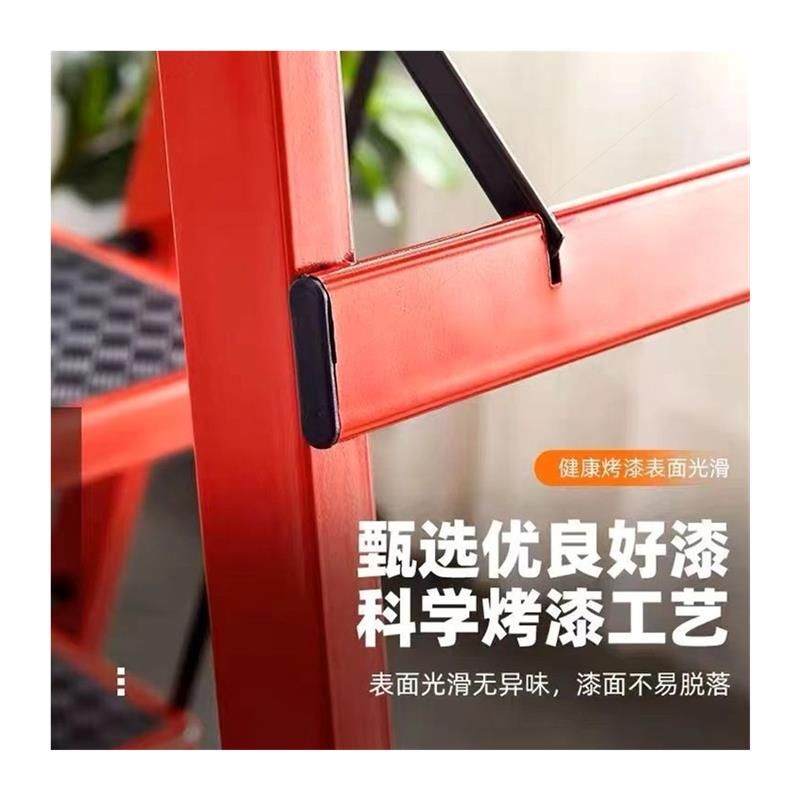 접이식 일자형 작업 사다리 알루미늄 가정용 발판 철제 고소 화이트 7단(10년 보증) - 상세 이미지 2