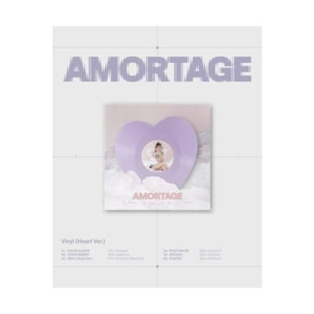 [해외](수입 LP) Jisoo Amortage Heart Version incl Photobook Sticker + Poster [New Vinyl