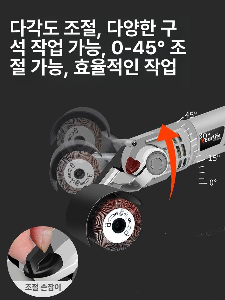 스텐 연마기 샌딩기 사포 폴리싱 그라인더 금속 연삭 작업용 - 상세 이미지 5