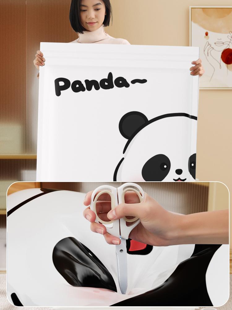진공 의류 이불 보관 두꺼운 패딩 패키지 겨울옷 전용 판다 펌프 없음 3개 특대형+2개 특대형+3개 - 상세 이미지 4