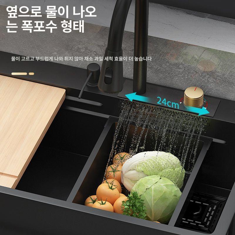 소형 간이 싱크대 탕비실 주방 캠핑장 미니 보조 세척 개수대 - 상세 이미지 2