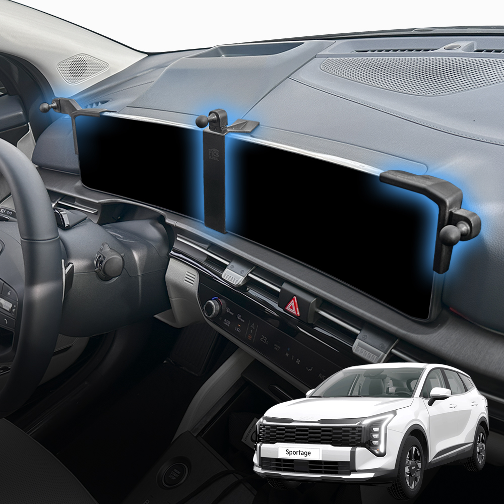 픽스 더 뉴 스포티지 5세대 NQ5 페이스리프트(25년식 이후) 이후 전용 차량용 핸드폰 거치대 좌측 우측 중앙 마운트 단일 제품 이미지