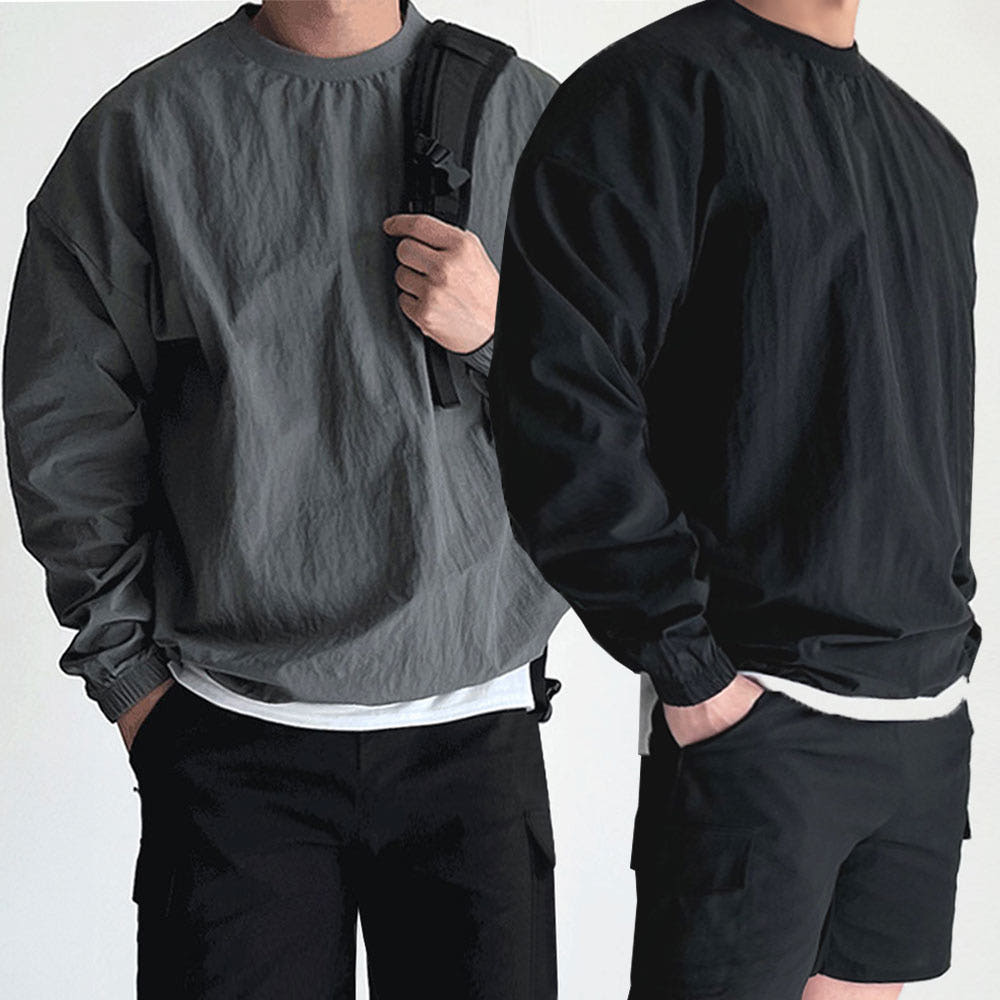 커먼타이거 나일론맨투맨 오버핏