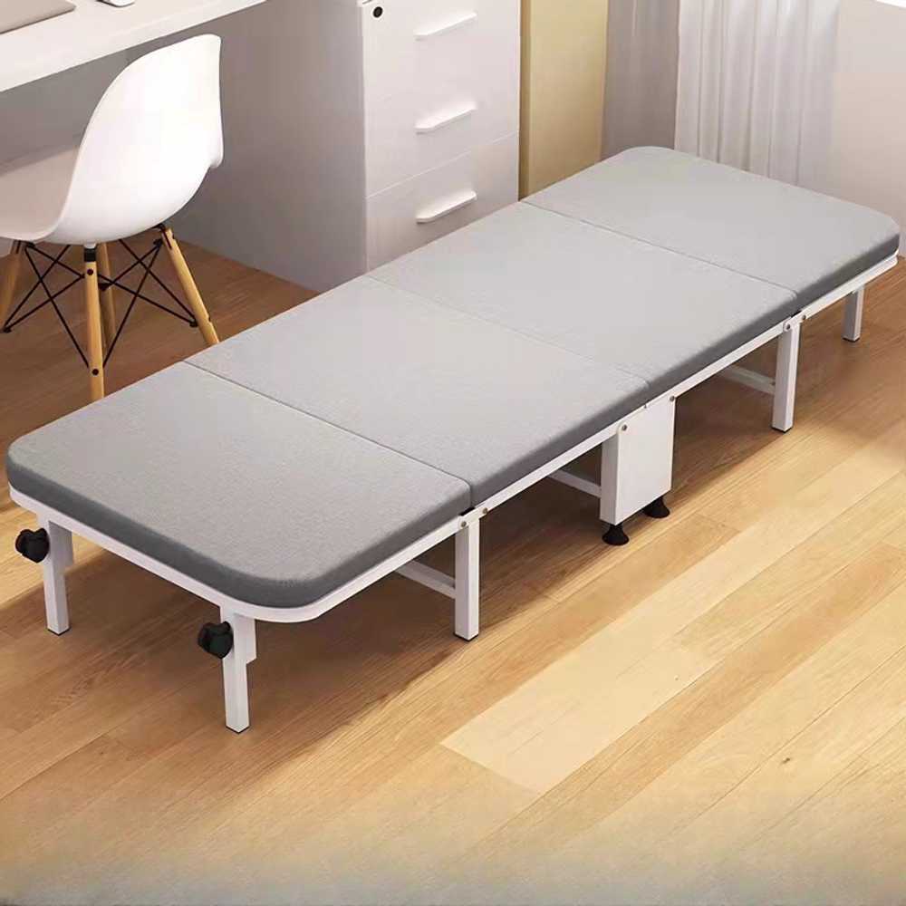 폴딩베드 접이식 간이침대 1인용 휴대형 야전 간편 180x75x22cm (스펀지) - 상품 이미지