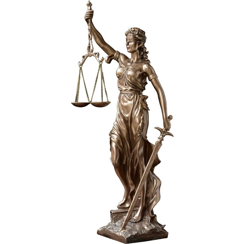 정의의 여신상 법원 변호사 사무실 개업선물 거실 인테리어 조각상 - 상품 이미지