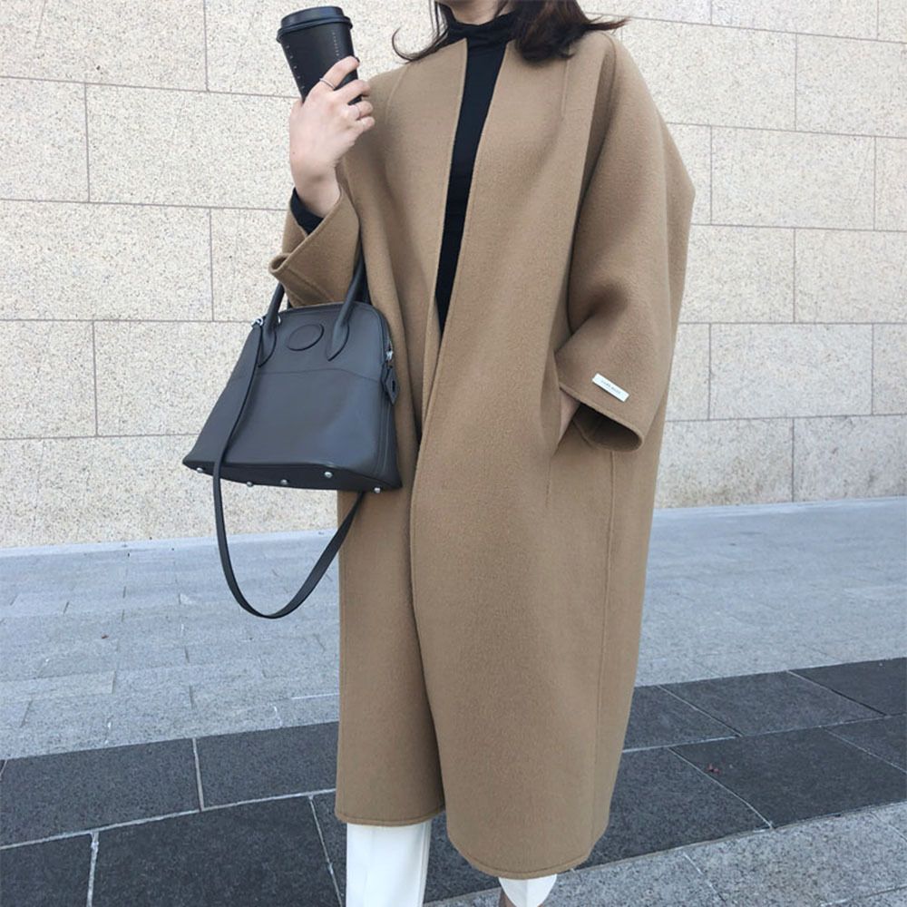 오피스룩 우아한 오버핏 민소매 민소매티 민소매나시 나시 티셔츠 이너 레이어드 여성 골지 - 상세 이미지 5