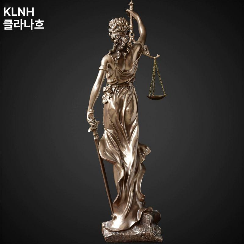 정의의 여신상 법원 변호사 사무실 개업선물 거실 인테리어 조각상 - 상세 이미지 4